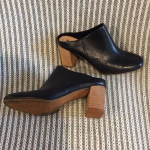 Born new without tag heeled backless booties.